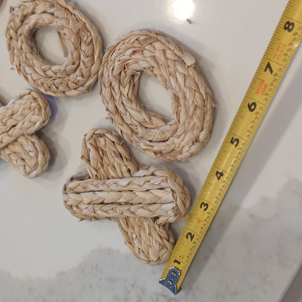 Woven Tan XO Decor Set - Picture 5 of 9